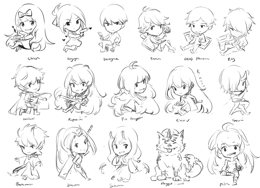 Some recent sketches 