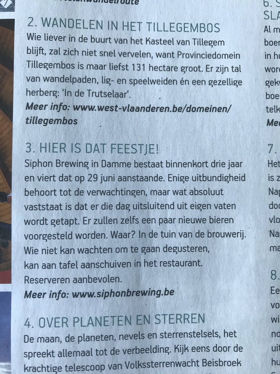 hopsandfood's tweet photo. @siphonbrewing als één van de tips voor 9x de groene rand van Brugge, deze maand in het magazine van Touring. https://t.co/l7xQzKKOiJ