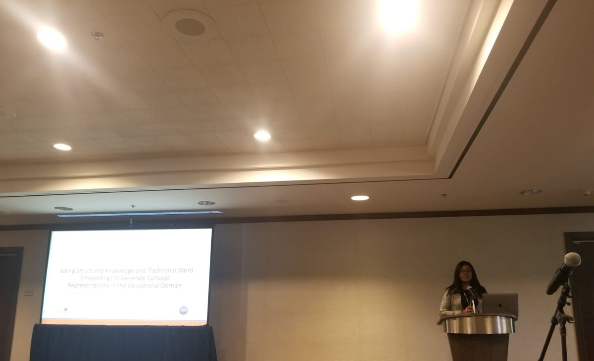 DrCh0le's tweet photo. @Luz_brilliante sharing our #NSFfunded work on embeddings for K-12 domain at #TheWebConf #dl4g Workshop @boisestatecs @BoiseState_Grad @IonMadrazo https://t.co/M4qVE7DAJ7