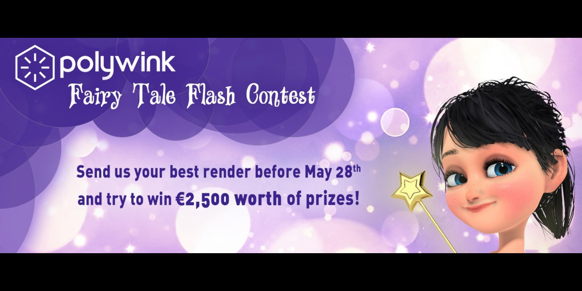 Submit a rendered still of your 3D character for facial rigging service Polywink's fairy tale contest, and you could get blendshapes or a complete FACS facial rig created for it for free bit.ly/2Yt3ihJ