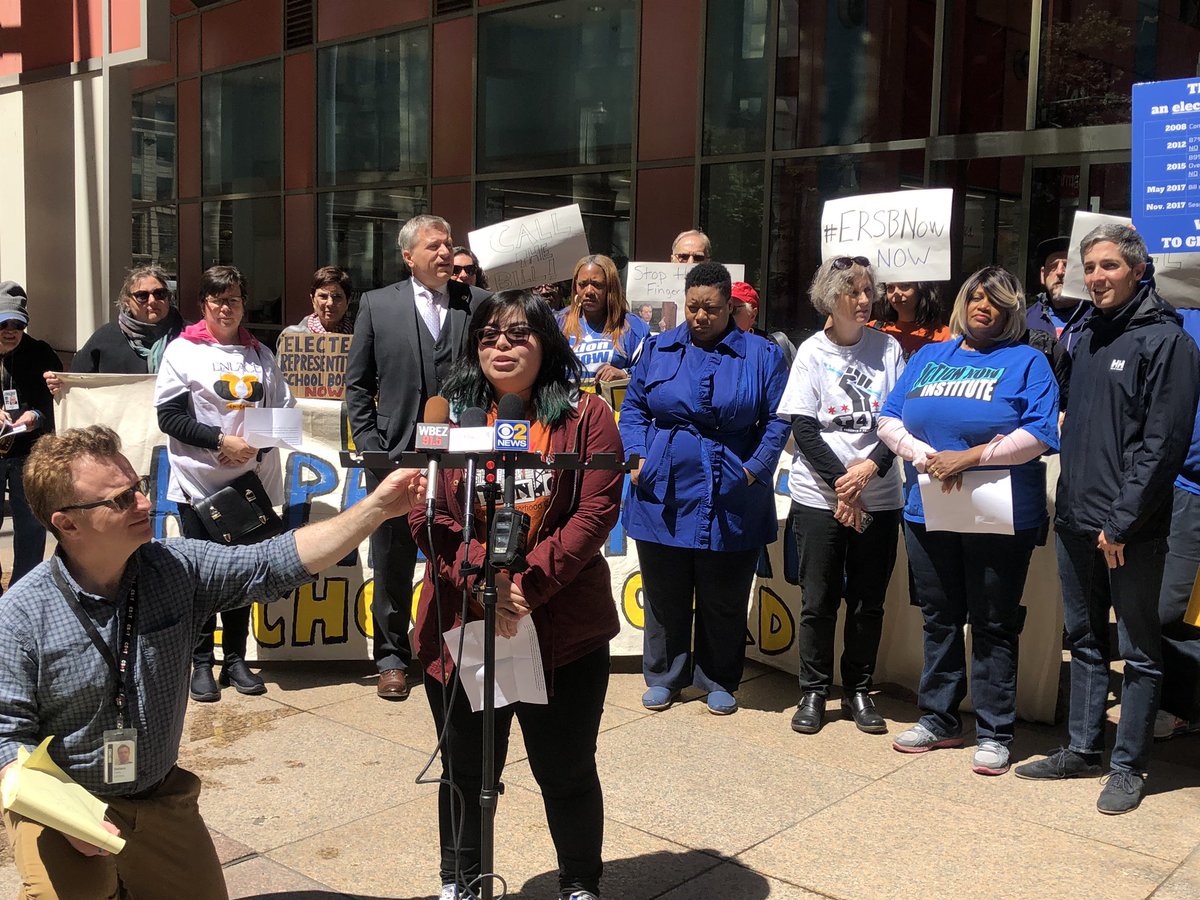 GrassrootsChi's tweet photo. Karina from @BPNCchicago recalls testifying in Springfield. “Years later, we are still waiting. As a student I saw how CPS &amp; the board ignored our needs. I don’t have any trust in any mayoral appointed school board. We need a guarantee for full &amp; elected representation.” https://t.co/eQuJ3TskNt