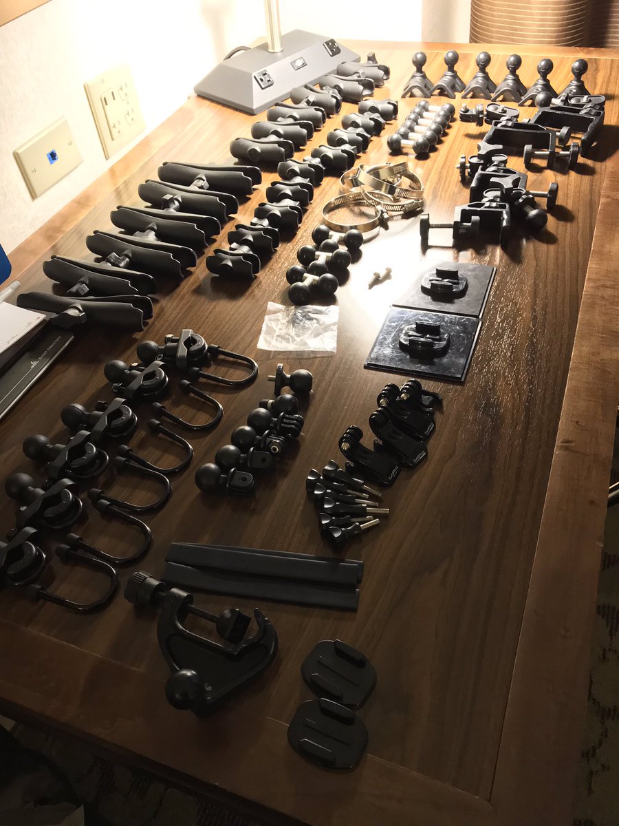 UpstopMedia's tweet photo. Got grip? @RAMMounts #Production #Rigging #IShouldBeSponsored https://t.co/40RyUmr1y2
