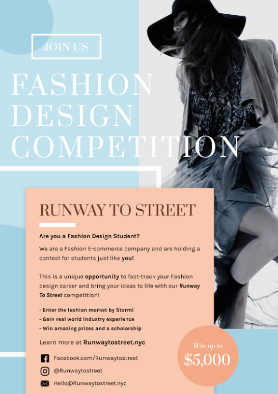 CAUHAP's tweet photo. RUNWAY TO STREET is an international competition for fashion design students to be able to have their work be professionally manufactured and sold to a wide audience. Students, once registered, will be sent a fabric of their choice from our supply to create a women’s garment! https://t.co/COkkXQksZ3