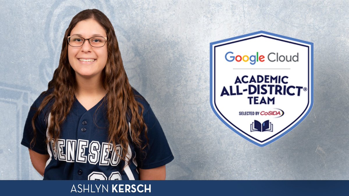 GeneseoKnights's tweet photo. SB: Junior pitcher Ashlyn Kersch was named Google Cloud/CoSIDA Academic All-District, announced last week... https://t.co/wq95U9BKeX #OneKnight #d3sb https://t.co/UzUKRYWtD4