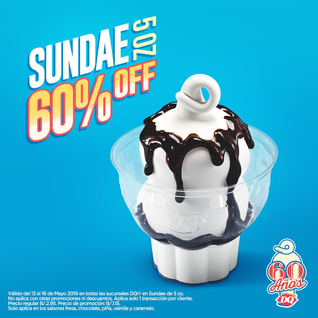 ✨Celebramos 60 años de DQ®️ en Panamá y por eso queremos compartir esta promoción contigo 💕