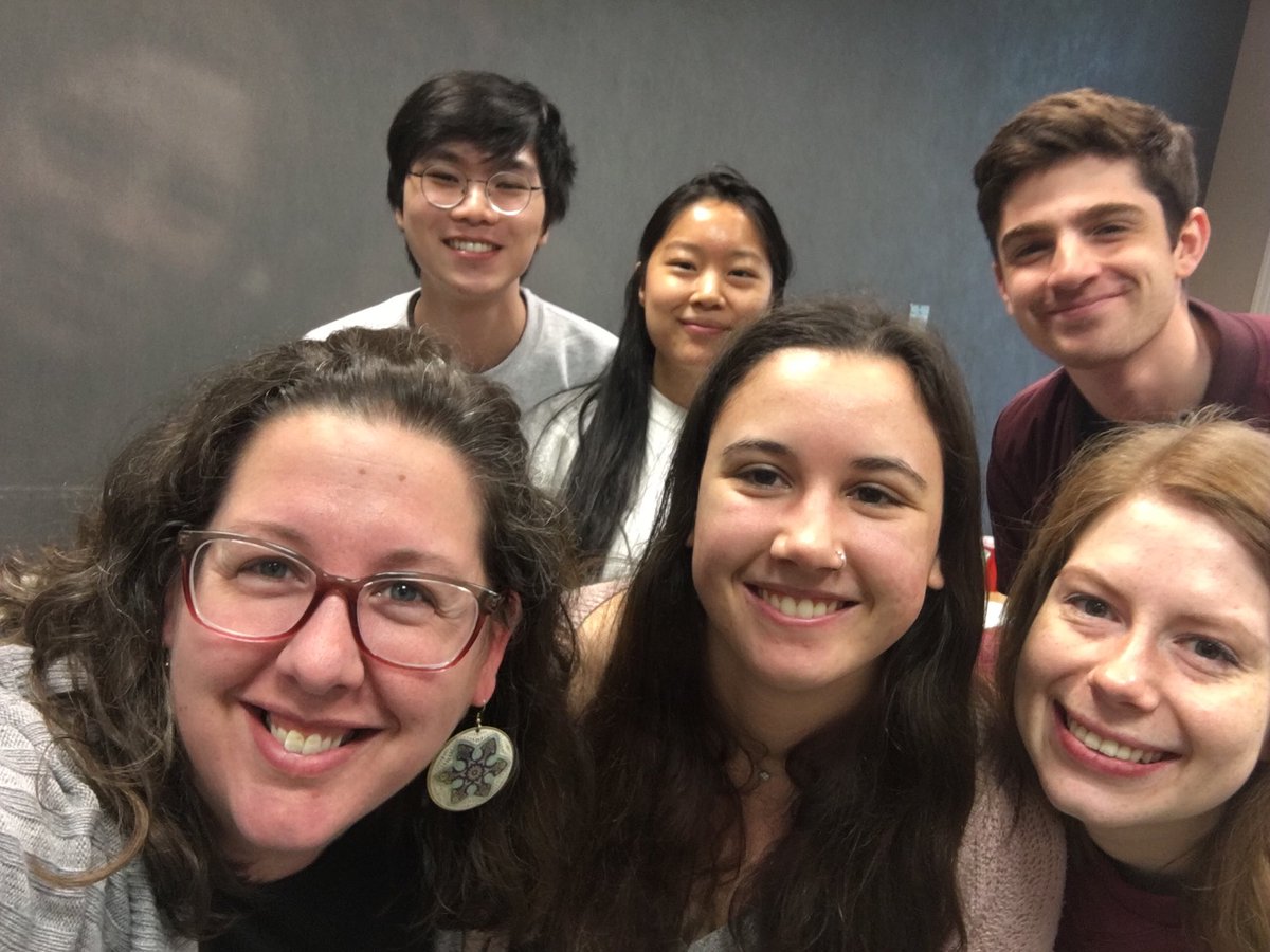 WLClement's tweet photo. The first of many celebrations to come with #clemlab this week - can’t believe how many of you are graduating this year!!! I’m not losing students I’m gaining colleagues! ⁦@mattfertakos⁩ ⁦@linndazhang⁩ ⁦⁦@ak__lee⁩ ⁦@TCNJBioDept⁩ ⁦@TCNJScience⁩ https://t.co/maxbqjAUgM