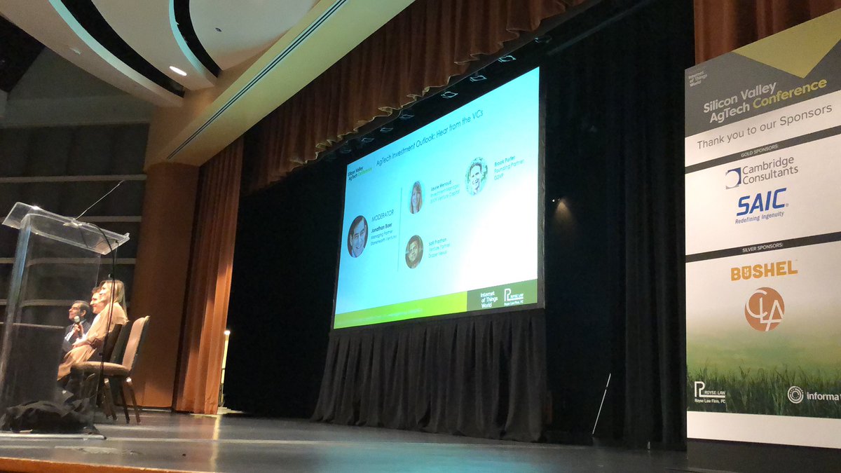 rroyse00's tweet photo. Venture capital panel. VCs spend more time looking for good people than the next big idea #agtech #AgTech #agtechsv https://t.co/XsnaEvpegs