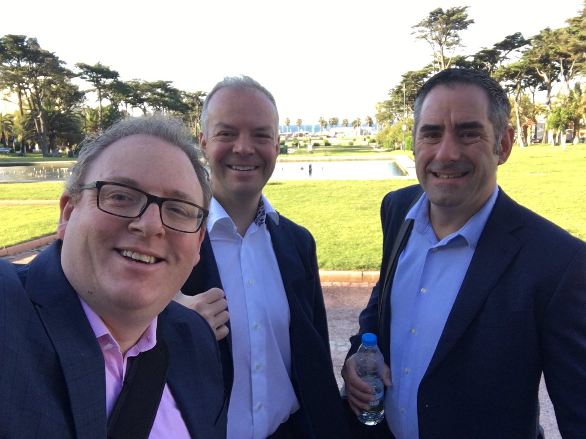 Sometimes work is rough! Estoril #SSOW19 <a href="/enateLtd/">Enate</a> team enjoying the sun. Lucky for you we spared you the swimming shots.