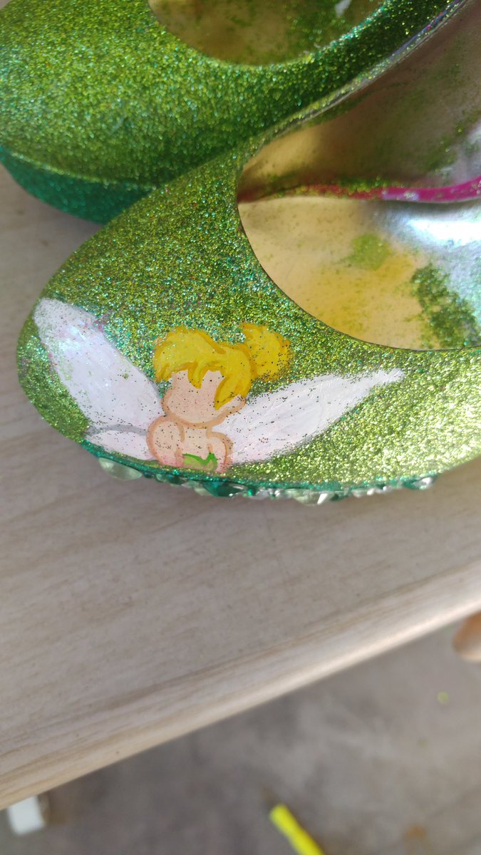 heelfor's tweet photo. Custom made tinker bell https://t.co/x2gtCWoynE