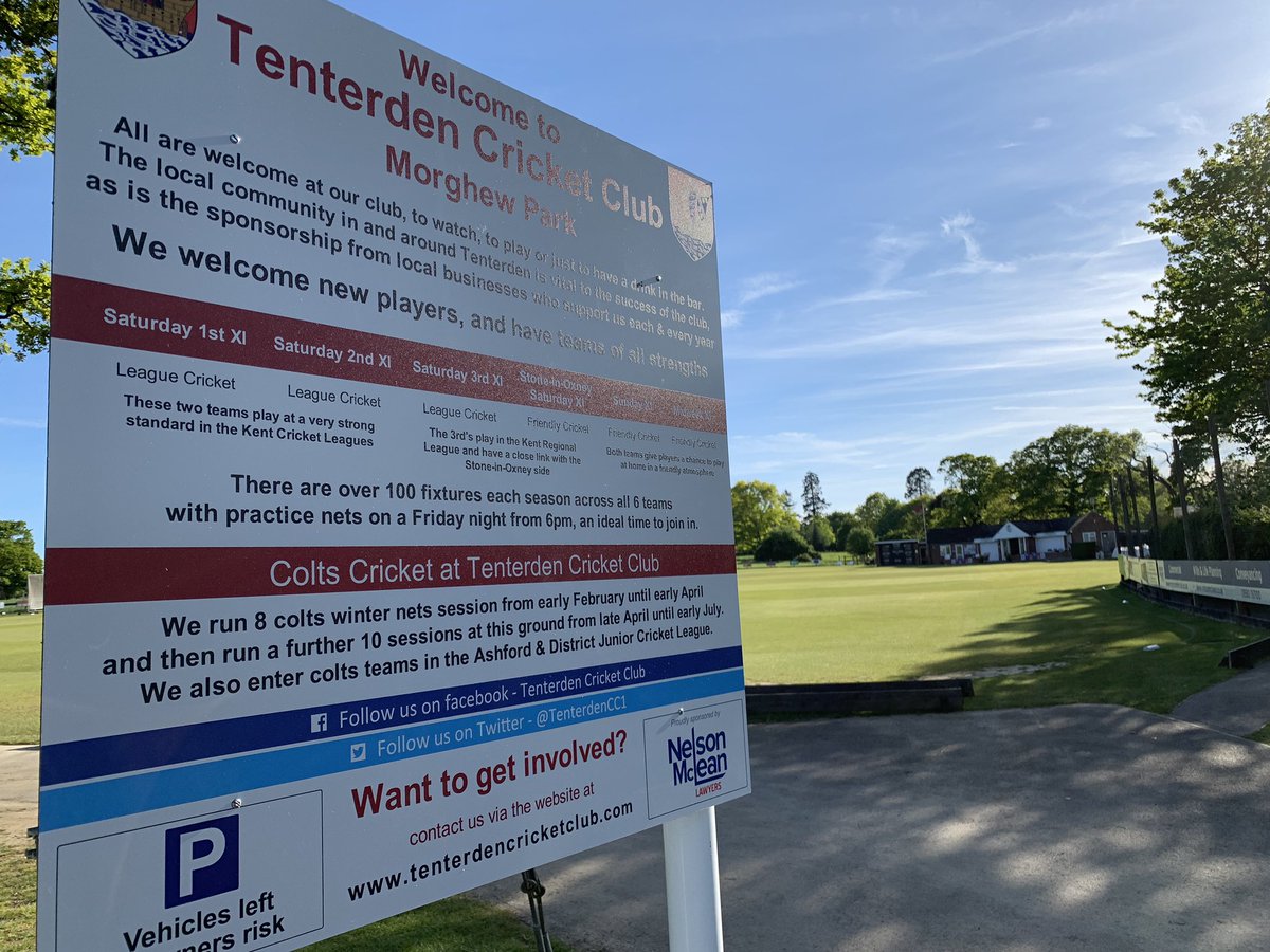 Tenterden CC (@tenterdencc1) on Twitter photo New sign at the gate went up also today with <a href="/nelson_mclean/">Nelson McLean</a> now in the bottom hand right corner
It gives people an idea of what the clubs about when we are not there
Thanks to <a href="/style_brands/">Style Brands</a> for all of their hard work 👊🏼 New sign at the gate went up also today with <a href="/nelson_mclean/">Nelson McLean</a> now in the bottom hand right corner
It gives people an idea of what the clubs about when we are not there
Thanks to <a href="/style_brands/">Style Brands</a> for all of their hard work 👊🏼