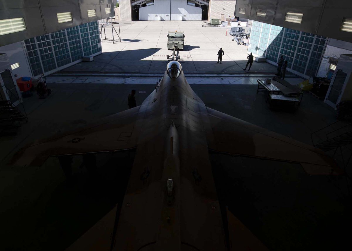 nellisafb's tweet photo. One of our #F16 Fighting Falcons from the 64th Aggressor Squadron is getting a fresh new look! You guys chose it - we’re painting it! Check back throughout the week for updates!
.
.
.
#PaintTheViper #MiGs #64AGRS #Ghost #ACC #USAFWC #AirPower #HardWork #NellisAFB
 @57thWing https://t.co/cZmUbJZi7g