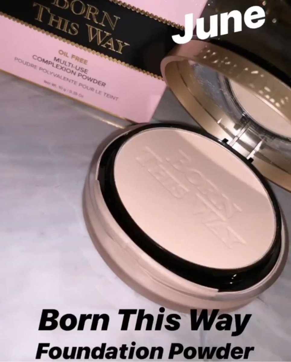 Trendmood's tweet photo. UPDATE 🚨 🙌🏼 @toofaced For all of the Born This Way fans, get ready for the creamiest🍦, buildable full-coverage, most naturally flawless✨ Multi - use Complexion Powder #BornThisWay #FoundationPowder 🙌🏼 #ComingSoon JUNE!! 📸 @jerrodblandino https://t.co/fCc7sVGmsH