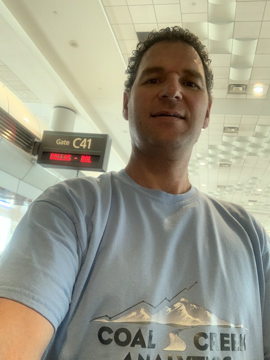 corijhall's tweet photo. Coal Creek Analytics on its way to #Qonnection2019   Analytics conference of the year! https://t.co/CvCtovR5IT