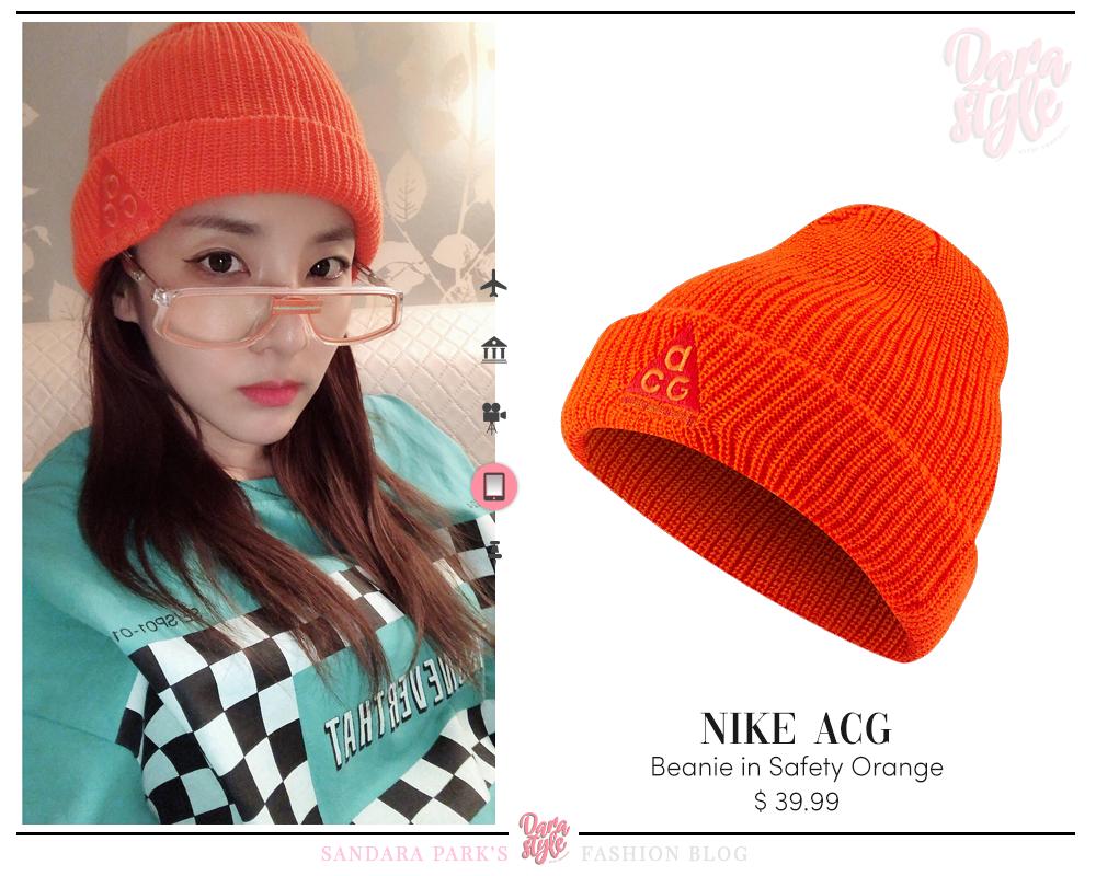 nike acg beanie orange