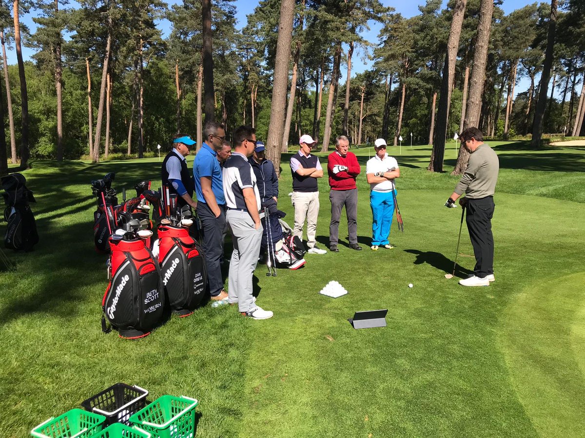 dangrieve's tweet photo. A beautiful day for another Short Game School on The Tavistock Short Game Area @WoburnGC. 
Thanks for your help @bethscottgolf @TaylorMadeTour @hackmotion_golf @TrackManGolf https://t.co/JEv5zJy264