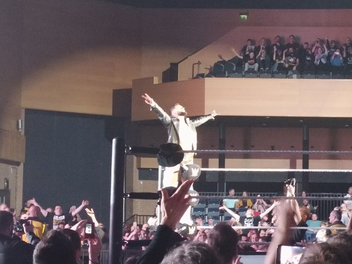 marluxel's tweet photo. What an amazing day seeing WWE down here in Bournemouth. I can't thank @FinnBalor enough for the tickets you gave 3 brothers such an amazing experience! Hope someday we can return the favour. @carldominey @JaphJolly https://t.co/uDdTQmIeNI