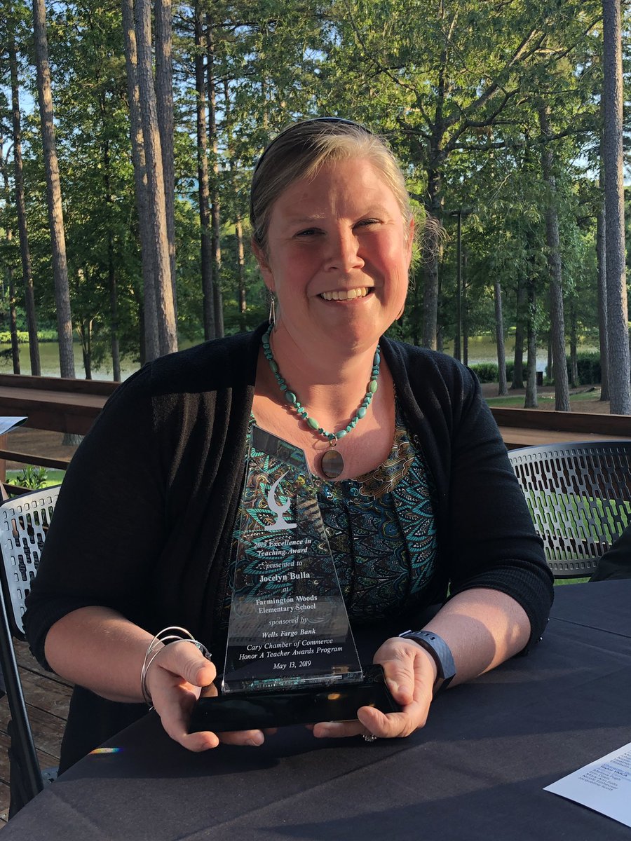 Teaching Excellence Award goes to....Jocelyn Bulla! <a href="/CaryChamber/">Cary Chamber</a> #fwesactivateslearning <a href="/BullaFWES/">MrsBullaClass</a>