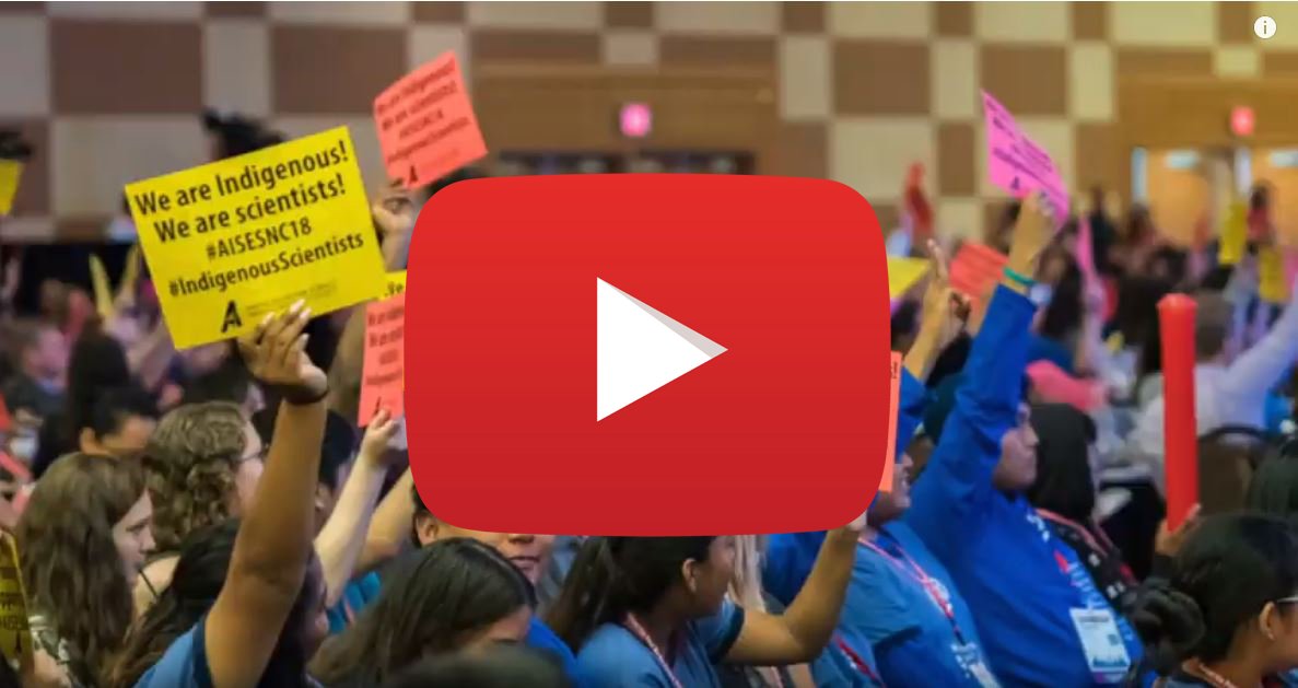 AISES's tweet photo. Calling all from the Four Directions to experience the 2019 AISES National Conference video! Catch the early bird registration rate for the 2019 #AISES National Conference!#AISESNC19 #IndigenizeSTEM #NativeTwitter
https://t.co/uFYnjWy1QE https://t.co/dspL2Fn0LC