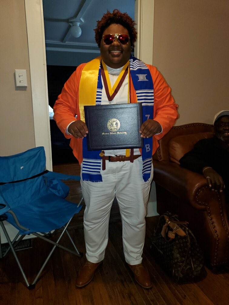Congratulations to Soror Asja Little on receiving her degree in Law Enforcement and Justice Administration 👮🏾‍♀️🎓💙