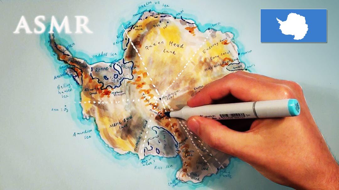 asmrctica's tweet photo. https://t.co/KMPrrZQLa3 Drawing Map of Antarctica + History of Exploration #asmr #asmrtapping #asmrtracing #asmrvideo #asmrmaps #asmrdrawing #mapdrawing #history #antarctica https://t.co/3gm35VKkOy
