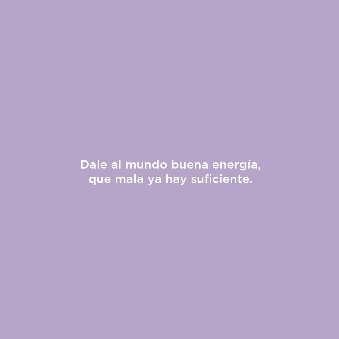 milaborit's tweet photo. Algunos lo llaman vibras, otros energías, ¡Incluso ángeles! Creamos lo que creamos: demos al mundo algo bueno. 💛 Consejo de #ElBudita. 🙌🏻#FraseDelDia https://t.co/H9RgrxMknT