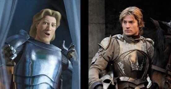 doomzang's tweet photo. Ya un mec il a dit que Game of Thrones c'était juste une adaptation de Shrek version réel
#GOT #GOTS8E5 https://t.co/xeFBKhjjlC