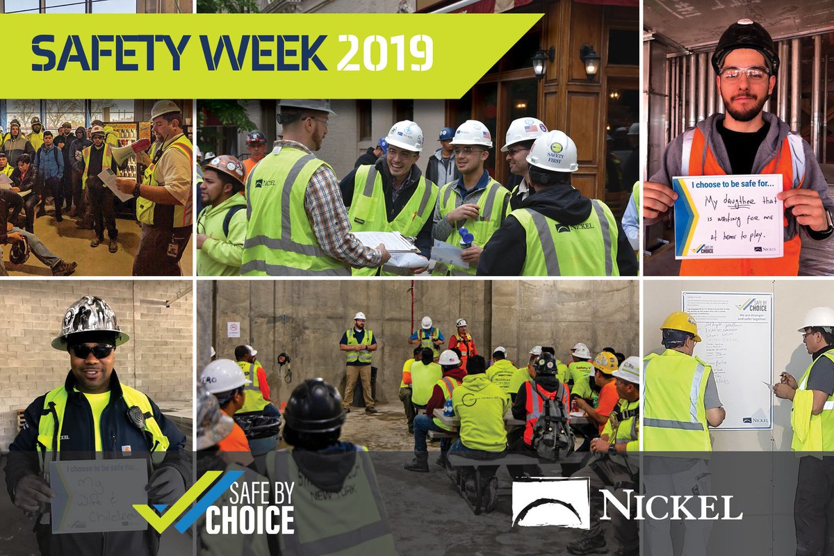 Another successful #SafetyWeek in the books! From stand-downs to evacuation drills to daily stretches, our sites showed their dedication to remain #SafeByChoice. #SafetyWeek2019 #NickelSafe