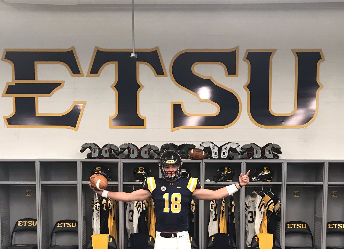 Blessed to say I have recieved an offer from East Tennessee State University!! <a href="/CoachRLSanders/">Randy Sanders</a> <a href="/CoachRader_ETSU/">Mike Rader, Ed.D.</a> <a href="/DC_Pioneers/">David Crockett HS Football</a>