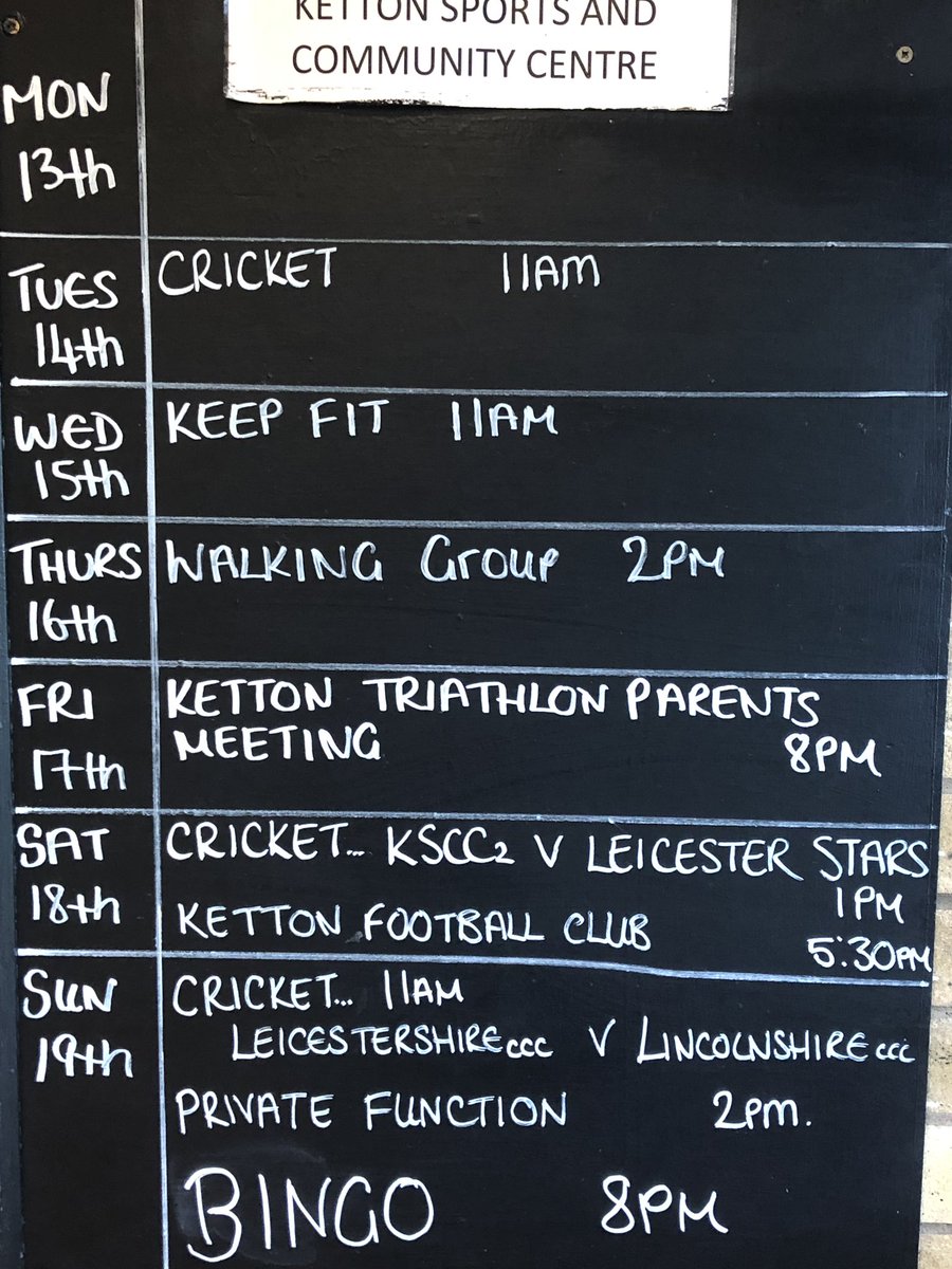 *** What’s on at KSCC This week ***