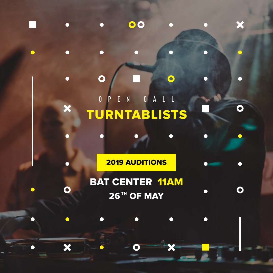 _MyConnect's tweet photo. We’re back at it for another season.
Calling all Hip Hop, soul &amp; RnB:
Bands
Vocalist
DJ’s
Turntablists
Mc’s
&amp; Rap crews
Get to the Bat Centre on the 26th of May at 11AM to audition for your spot in the 2019 program.
#Myconnect #GetLive https://t.co/rfLYCvG2iP