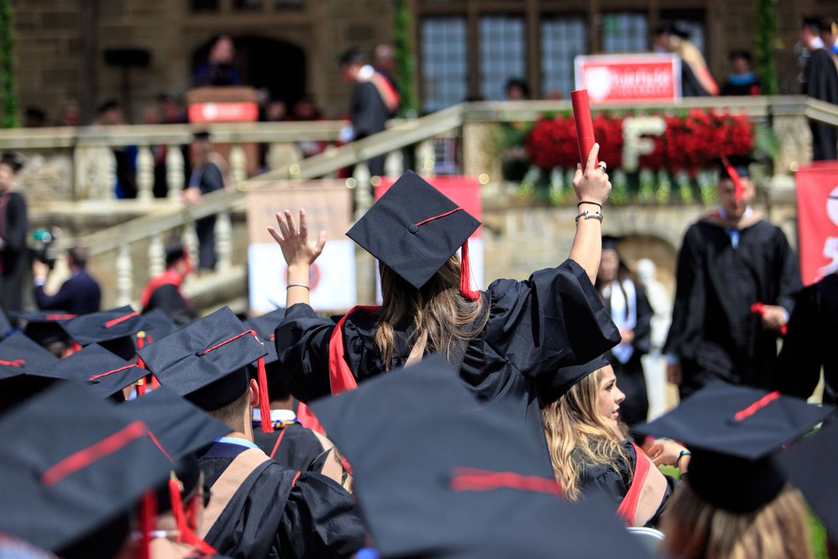 FairfieldU's tweet photo. Throw your hands up—#StagGrad is only six days away. RSVP on Facebook for the biggest day in the Class of 2019's Fairfield experience, and learn what you need to know about our 69th Commencement Weekend, happening right here in Stag Country: https://t.co/T8jmpucd1l  #FairfieldU https://t.co/MVNSzG1pbA
