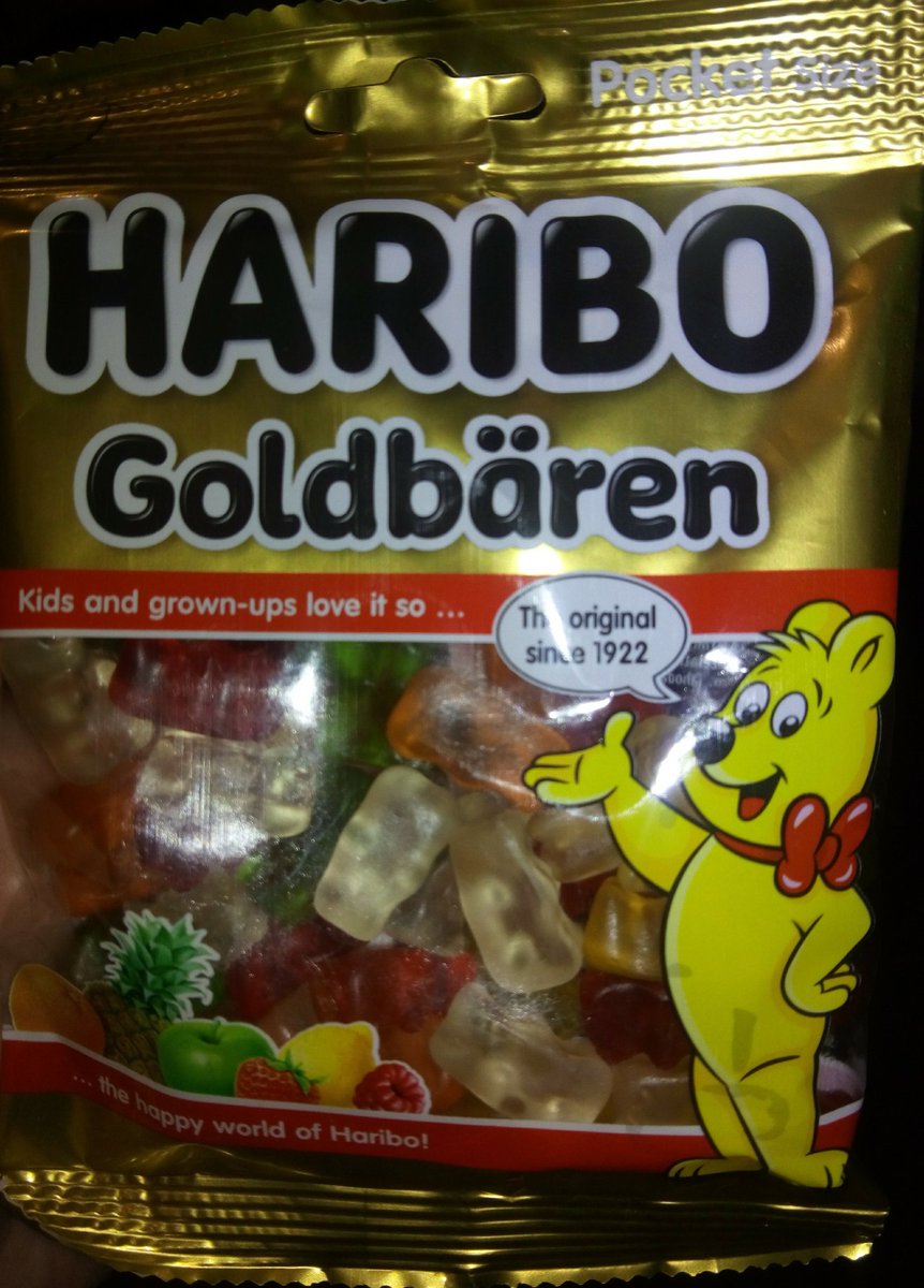 // They gave me these candies. Ah, how I... I love it.