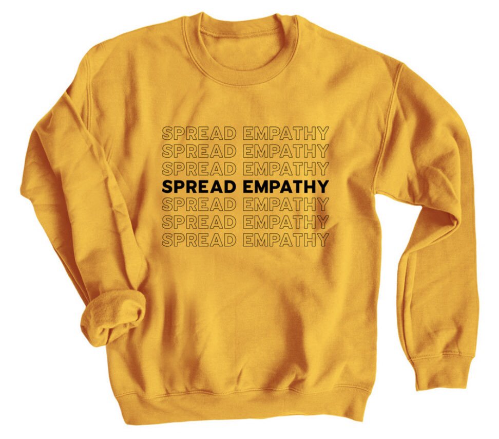 ProjectBuddy's tweet image. We&apos;re selling “Spread Empathy” shirts in honor of Mental Health Awareness Month! Proceeds will directly benefit our organization. There are multiple shirt styles and colors available for purchase until May 26th! bonfire.com/spreadempathy