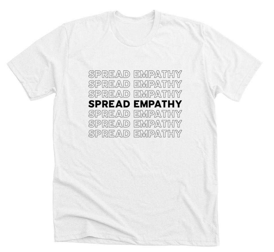 ProjectBuddy's tweet image. We&apos;re selling “Spread Empathy” shirts in honor of Mental Health Awareness Month! Proceeds will directly benefit our organization. There are multiple shirt styles and colors available for purchase until May 26th! bonfire.com/spreadempathy