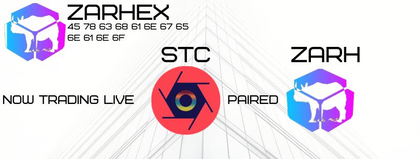 CoinSynchrotron's tweet photo. We are now listed on Zarhex exchange ! :) #STC #exchanges https://t.co/NFwaHwpTuz