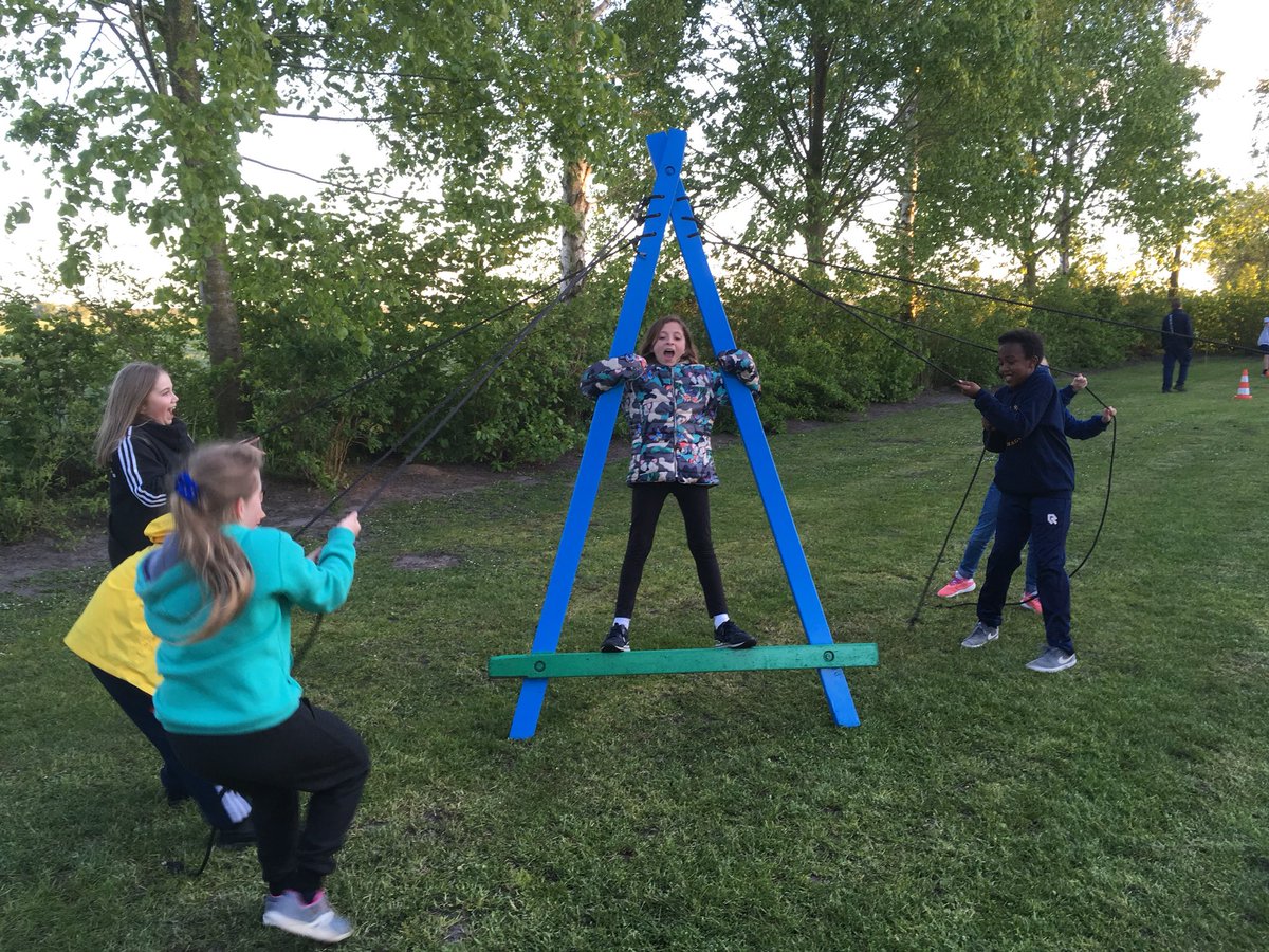 BSNJSL's tweet photo. No rest for the wicked, our evening meal hadn’t even digested and we were out giving heart and soul to beat the other teams! 😁 #BSNTRIPS #BSNJSL #Drenthe19 https://t.co/adnA9HUKDa