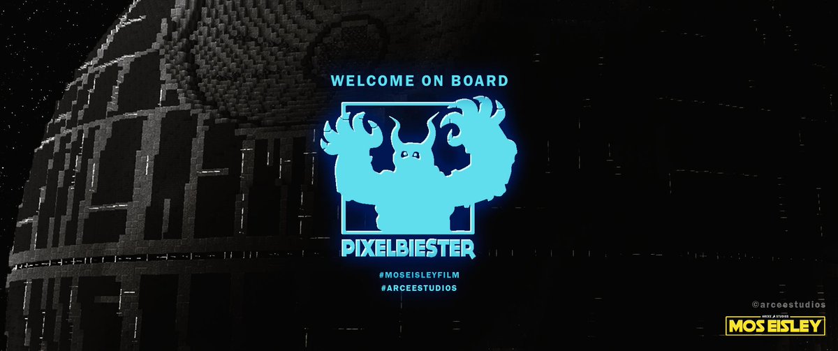 ++ACHTUNG, WIR BITTEN UM AUFMERKSAMKEIT FÜR EINE DURCHSAGE++

Nun ist es offiziell, die @PixelBiester unterstützen unser #MosEisley Spielfilmprojekt! Wir freuen uns auf die Zusammenarbeit!
#MinecraftSpielfilm
#StarWars
#ARCEEStudios