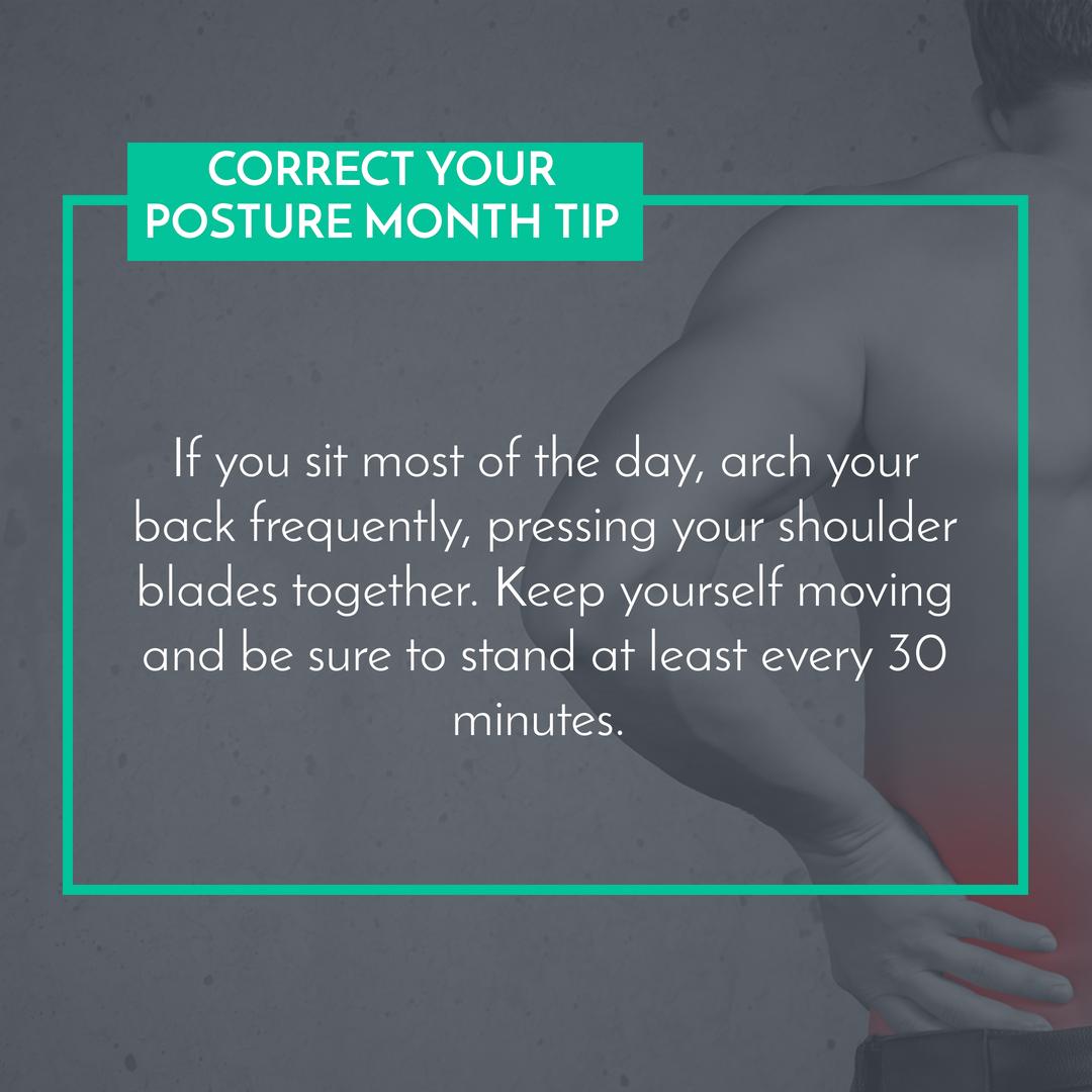 RealSpineNation's tweet image. Check your posture right now... Are you slouching in a chair? Or are you looking at your phone, shoulders hunched over with your neck bent downward? Keep your chin and chest up and touch those shoulder blades together!  #correctyourposturemonth #posturetips #BackerNation