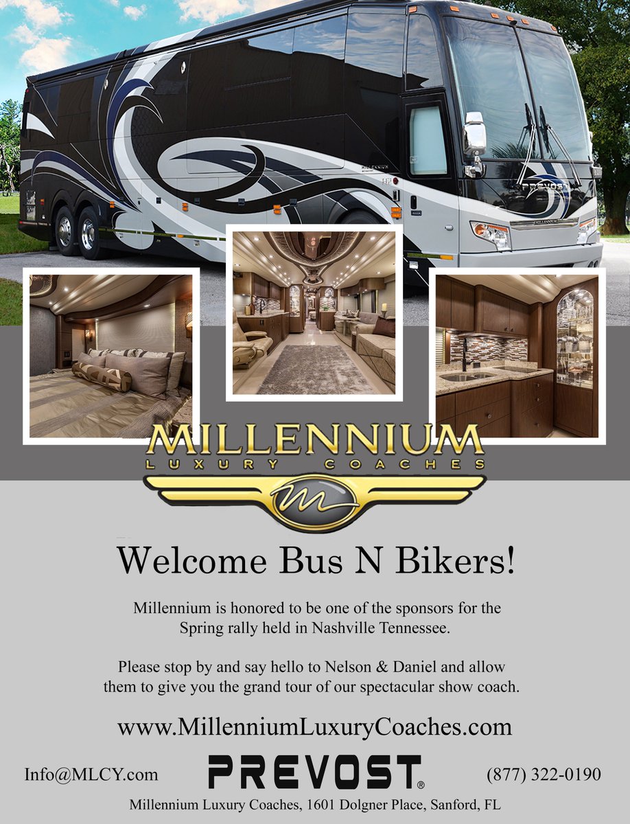 LuxuryCoaches's tweet image. Sunday, May 12th to Friday, May 17th at Yogi Bear&apos;s Jellystone Park Camp-Resort Nashville TN. #busnbikers #servicedriven #millennium #luxury #coaches #travel #luxuryTravel #nashville