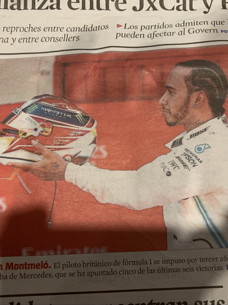Another GP. Another win for Lewis. Same again next year please Mr Hamilton, we plan to be there #BarcelonaGP