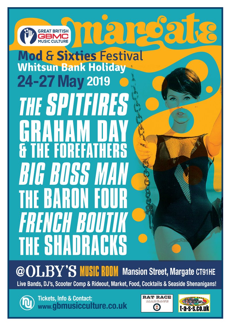NewUntouchables's tweet photo. https://t.co/0VUQR77TSg
Looking forward to Margate Mod &amp; Sixties Festival 2019
Tickets:https://t.co/odsctYYDC9
#MargateMod #Mods #modscene #Margate #Kent #northernsoul #soulmusic #60s #lambretta @MSFestHQ @Ratracemargate https://t.co/tJhS03kAKo