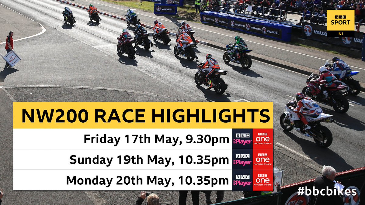 BBC_Bikes's tweet photo. 🏍️Here's how you can follow race week across BBC Sport NI 

💻Every race and practice session will be streamed live on the BBC Sport NI website &amp; @bbcradioulster 📻

📺Highlights from all the racing at the @northwest200 

#bbcbikes #bbcnw200 https://t.co/XdarR3BN4y