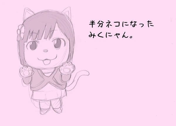 落書き。
#夢見りあむ #前川みく 