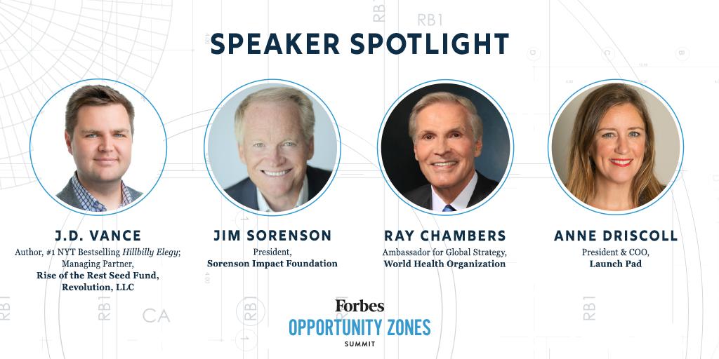 ForbesInvestor's tweet image. Learn more about the first ever #ForbesOppZones Summit— a gathering of visionary investors and leaders in government, finance, real estate, economic development and philanthropy: on.forbes.com/6016E5pGn