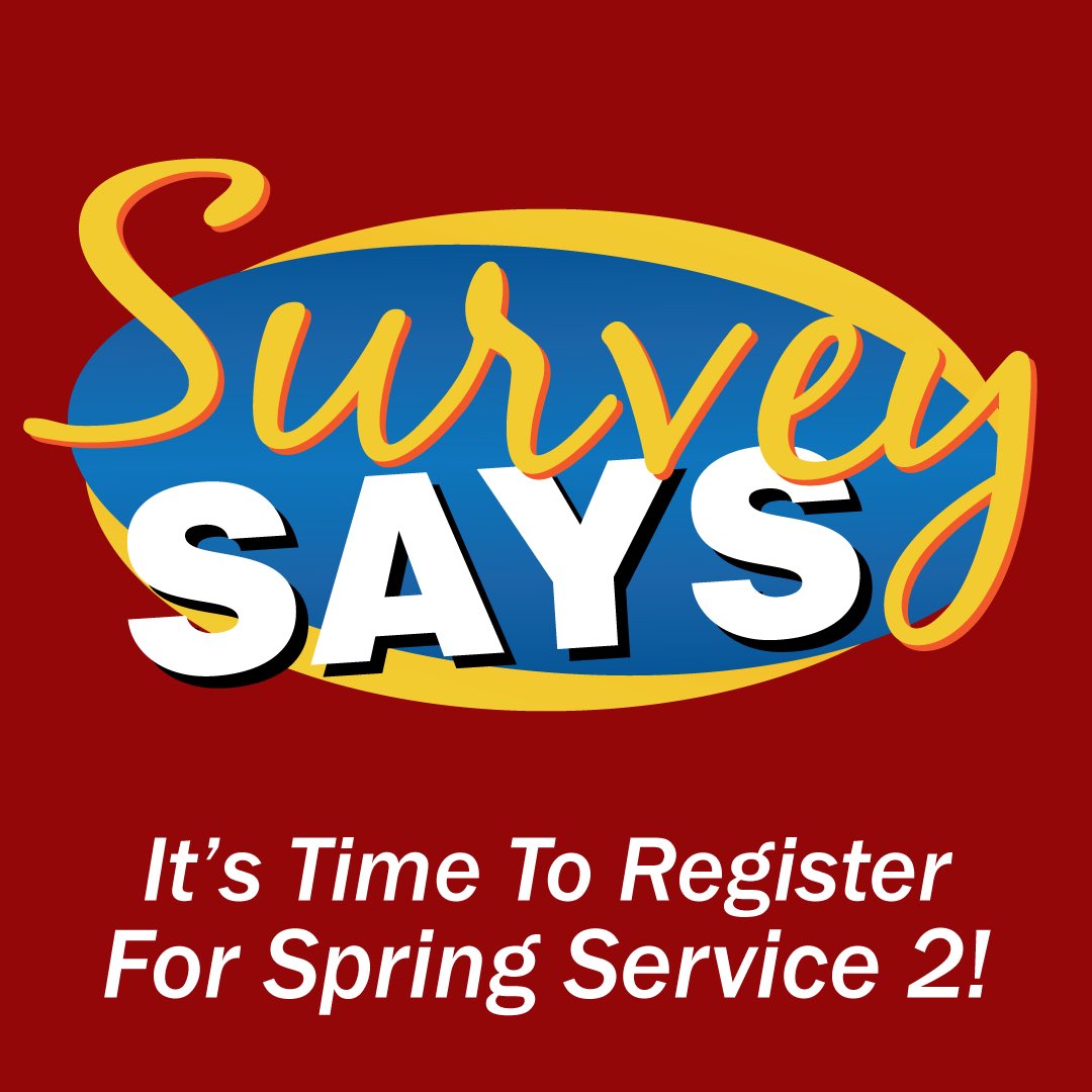 UnamiLodge's tweet photo. Don’t forget to register for Spring Service Two, signups close this Wednesday!! https://t.co/CbcNUK0PnJ