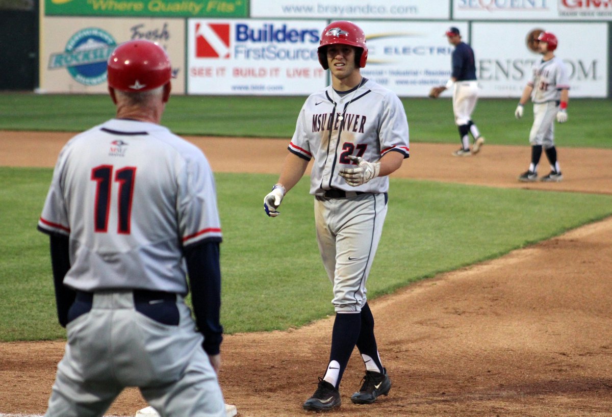 MSUDenverBSB's tweet photo. A late congratulations to Logan Soole on being named to the 2019 @RMAC_SPORTS All-Tournament Team!

Logan was 6-for-12 (.500) with 4 runs, 3 homers, 4 RBIs, a triple and a stolen base.

Season totals: .344 AVG | 1.180 OPS | 15 HR | 45 RBI | 17 SB | 5-2 W-L | 2.27 ERA

#GetRowdy https://t.co/rGFNnmiSOi