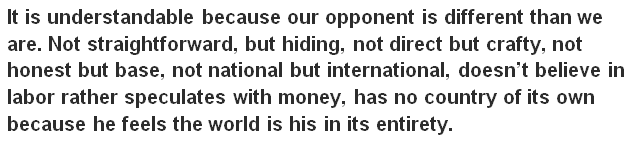 Decency4MD1's tweet photo. Here's @RepAndyHarrisMD ally Viktor Orban speaking just yesterday about their "enemy" (the Jews). Thoughts, @HouseGOP & @baltimoresun? Thanls to @michaelbd at @NRO for calling out this loathsome behavior.
#AnybodyButAndy https://t.co/vWmv5iQk5N