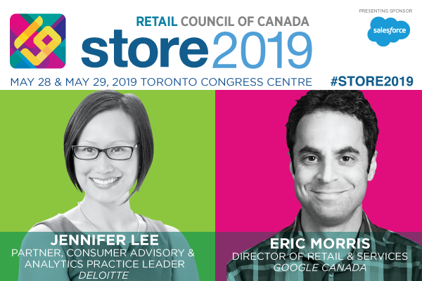RetailCouncil's tweet photo. Don’t miss #STORE2019’s “How Canadian Retailers Can Win with eCommerce” session with @googlecanada’s @_EricMorris and @deloittecanada’s Jennifer Lee. Register now: https://t.co/kbXWW0XDuq. Check out our packed agenda: https://t.co/peq2zegLjv https://t.co/cxpn5loSTq