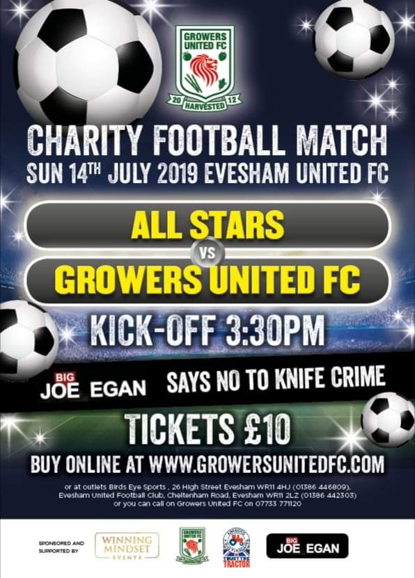 Great to meet you Nev at the football match. This is the event Big Joe Egan, Bal &amp; I are planning to campaign to stop knife crime. Hope to see you there <a href="/NevWilshire_MSC/">Nev</a>