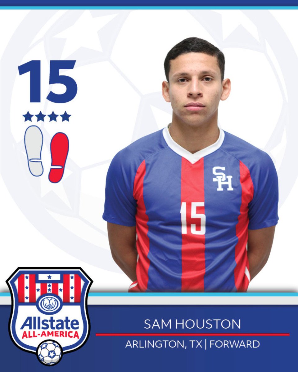 shhsalumni's tweet image. BEST OF THE BEST! ❤️⚪💙 Jose Ortiz was named an @AllstateCup All-American, but you know we can't help mention that he was a @SamHoustonHS Long Tall Texan first! 😉 #sampride